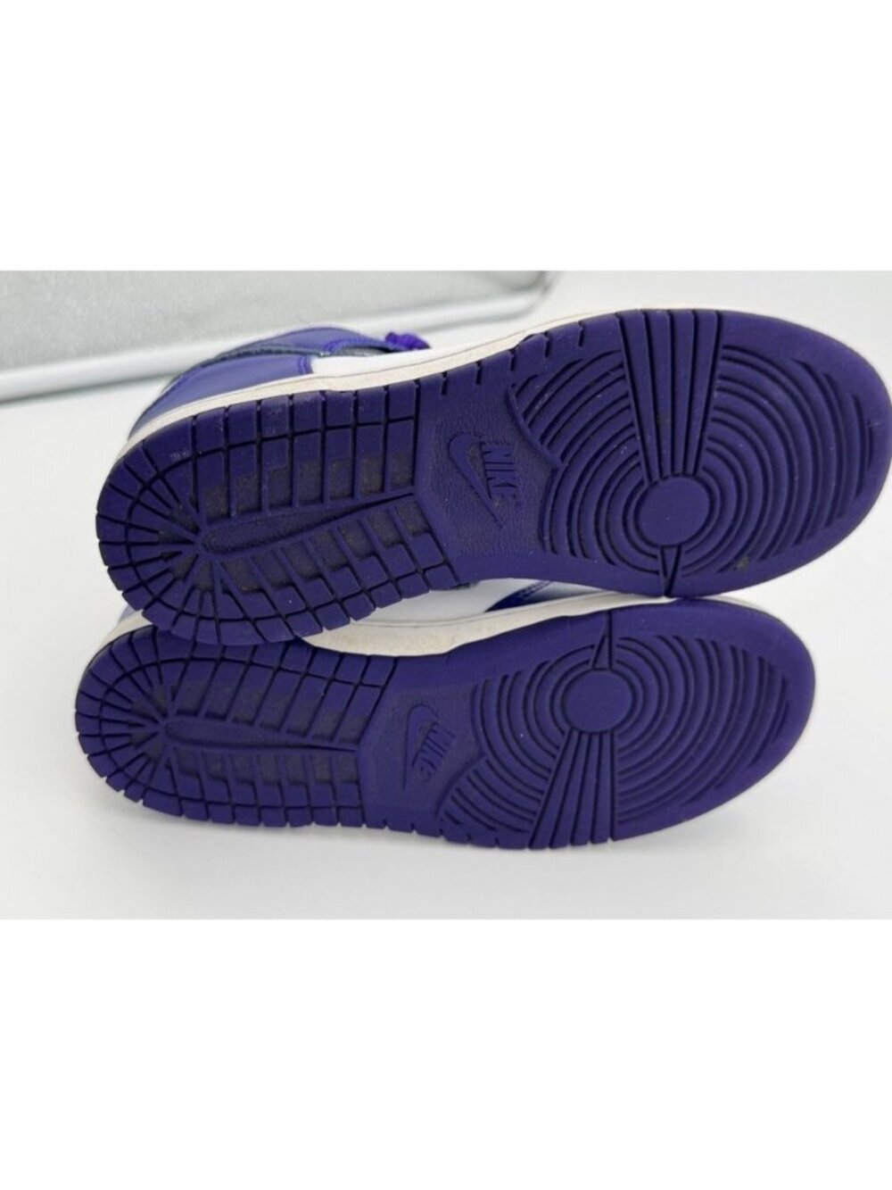 Nike Dunk High Sneakers DH9753-100 Electro Purple/Navy/White Shoes Youth Size 1Y - Picture 9 of 10
